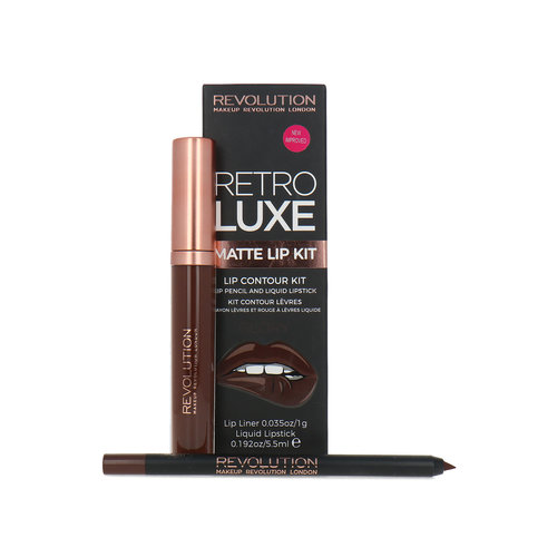 Makeup Revolution Retro Luxe Matte Lip Kit - Glory