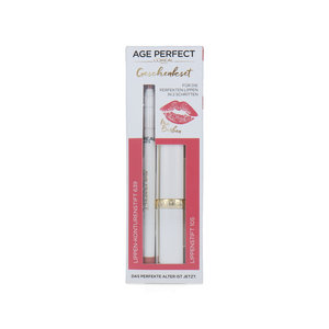 Age Perfect Lipstick + Lipliner Geschenkset - 105 Beautiful Rose/639 Glowing Nude