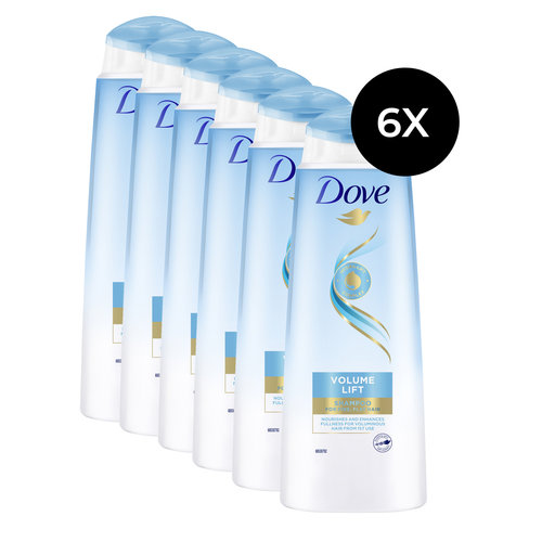 Dove Volume Lift Shampoo - 6x 400 ml (für feines, kraftloses Haar)