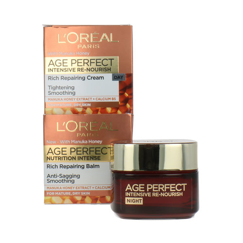 L'Oréal Age Perfect Nutrition Intense Nightcream + Daycream - Manuka Honey