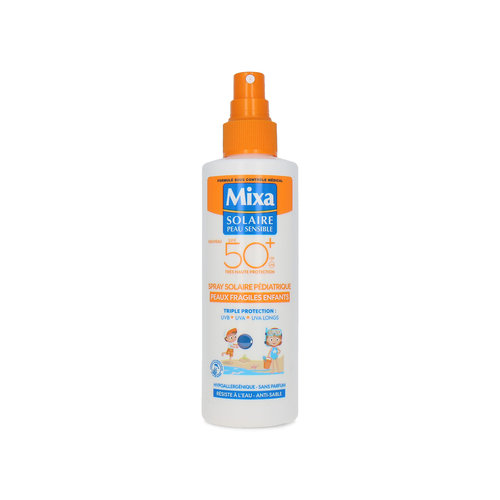 Mixa Sonnenschutzspray für Kinder SPF 50+ - 200 ml (Französischer Text)