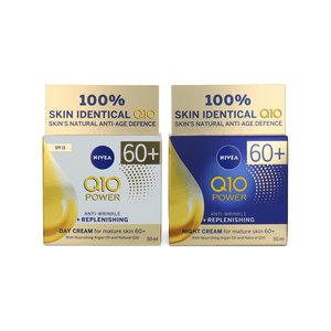 Q10 Power Anti-Wrinkle & Replenishing Day Cream and Night Cream (Satz von 2 Stück)