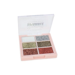Intensely Pigmented Pressed Glitters Lidschatten Palette - Sunset Sparkle