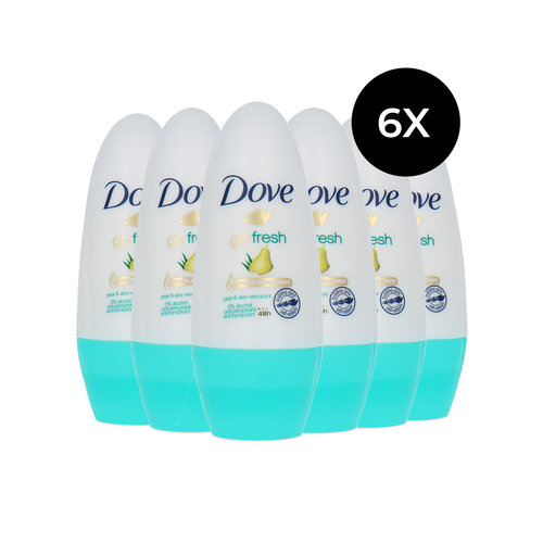 Dove Go Fresh Deodorant - Pear & Aloe Vera Scent (6 Stück)