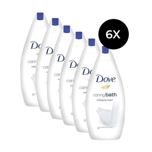 Dove Caring Bath 500 ml - Indulging Cream (6 Stück)