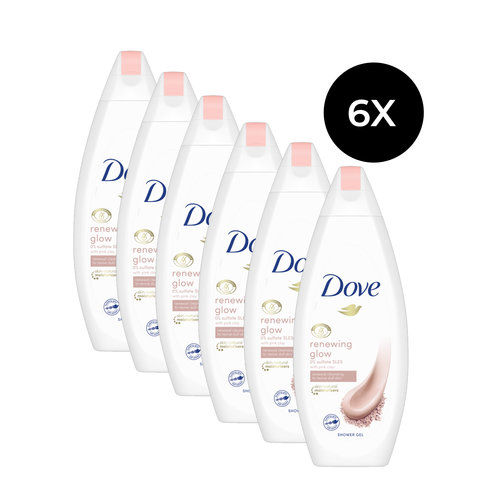 Dove Shower Gel 250 ml - Renewing Glow (6 Stück)