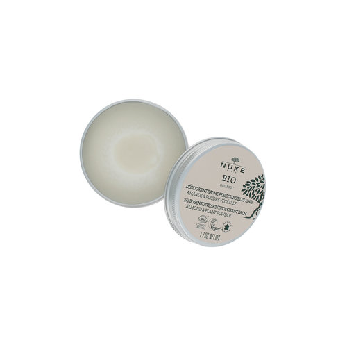 Nuxe Bio Organic 24HR Sensitive Skin Deodorant Balm 50 g - Almond & Plant Powder