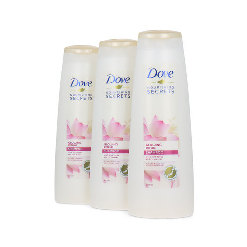 Dove Nourishing Secrets Glowing Ritual Shampoo - 3 x 250 ml