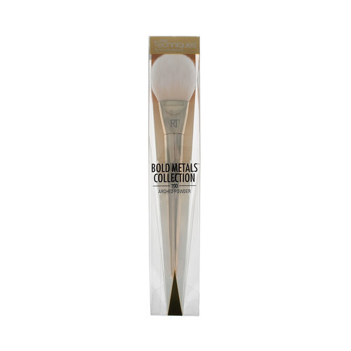 Real Techniques Bold Metals Collection Arched Powder Brush - 100