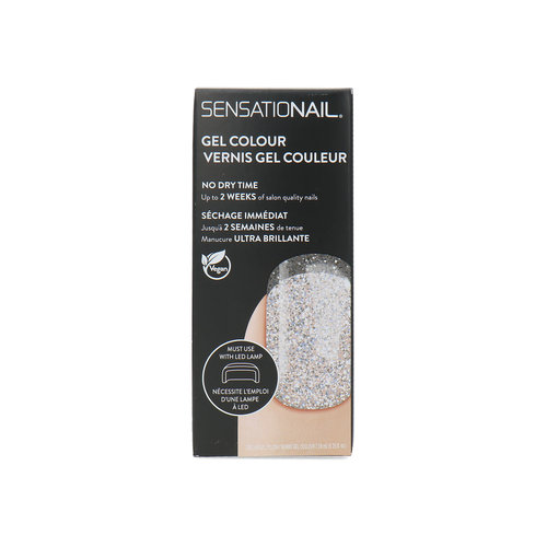 Sensationail Gel Color Nagellack - 71740 Silver Glitter