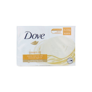 Cream Oil Soap Bar - 4 x 90 gram