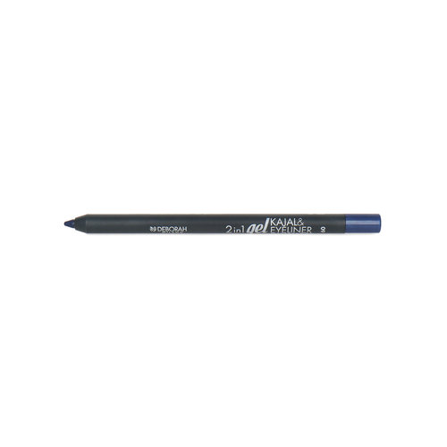 Deborah Milano 2in1 Gel Kajal & Waterproof Eyeliner - 9 Deep Blue Deborah Milano 2in1 Gel Kajal & Waterproof Eyeliner - 9 Deep Blue