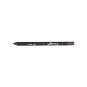 2in1 Gel Kajal & Waterproof Eyeliner - 5 Brown