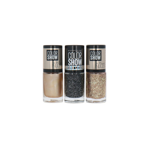 Maybelline Color Show Nagellack - Set 1 (3er Set)