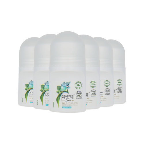 Dove Powered By Plants Deo Roller EucalyptusDove Powered By Plants Deo Roller Eucalyptus - 6 x 50 ml