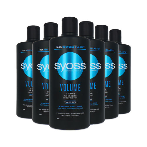 Syoss Volume Shampoo - 6 x 440 ml