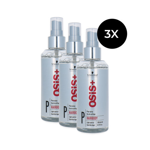 Schwarzkopf Osis+ Hairbody Prep Spray - 3 x 200 ml