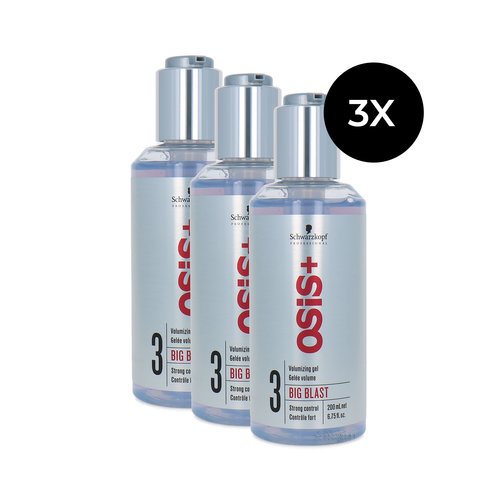 Schwarzkopf Osis+ Big Blast Volumizing Gel - 3 x 200 ml