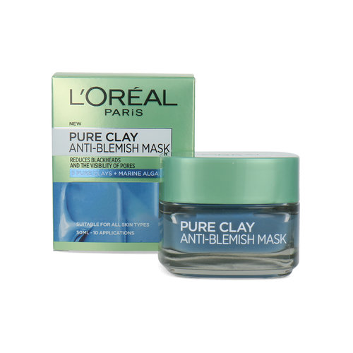 L'Oréal Pure Clay Anti-Blemish Mask - 50 ml
