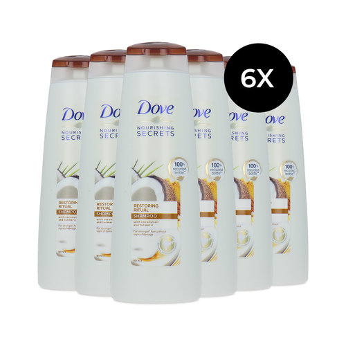 Dove Nourishing Secrets Restoring Ritual Shampoo - 250 ml (6er Set)