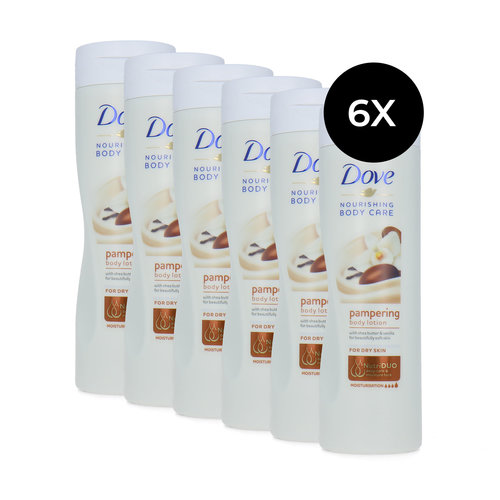 Dove Nourishing Body Care Pampering Shea Butter & Vanilla Body Lotion - 250 ml (6er Set)