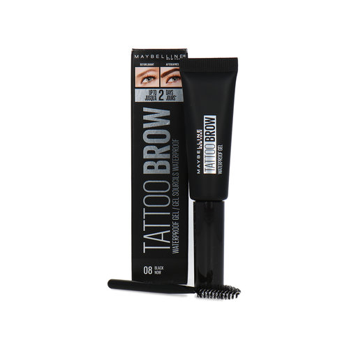 Maybelline Tattoo Brow Waterproof Eyebrow Gel - 08 Black