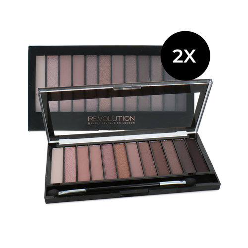 Makeup Revolution Set of 2 Redemption Eye Shadow Palette - Iconic 3 (leicht beschädigte Box)