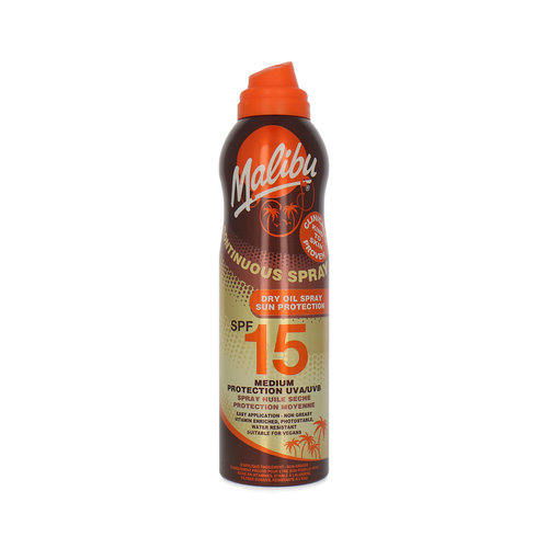 Malibu Continuous Dry Oil Spray - 175 ml (SPF 15)