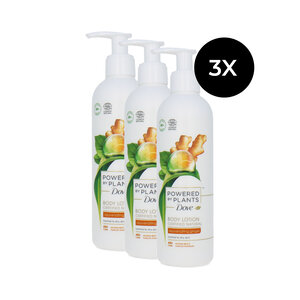 Powered By Plants Body Lotion 250 ml - Rejuvenating Ginger (3er Set)