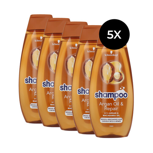 Schwarzkopf Argan Oil & Repair Shampoo - 5 x 400 ml
