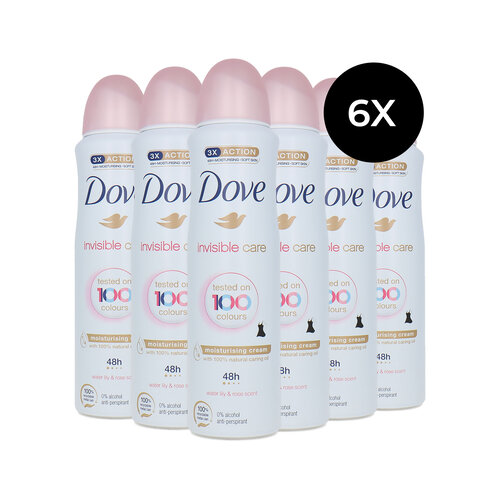 Dove Invisible Care Deodorant Spray - 6 x 150 ml