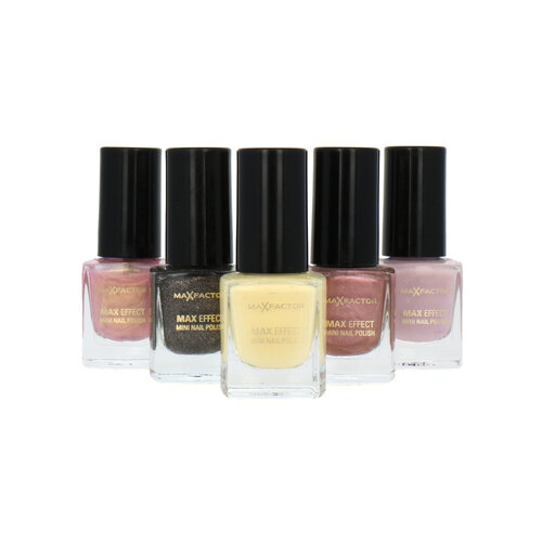 Max Factor Set 25 Mini Nagellack - 5 x 4,5 ml (5er Set)