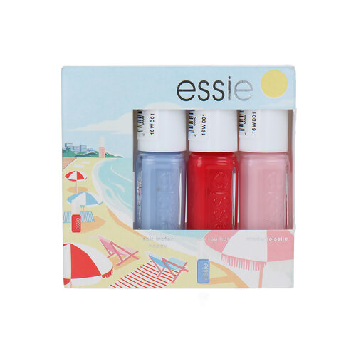 Essie Seaside Diner Mini Nailpolish Geschenkset - 3 x 5 ml