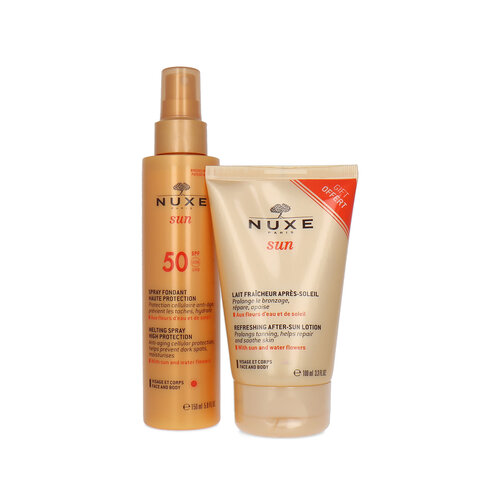 Nuxe Sun Melting Spray SPF 50 + Refreshing After-Sun Lotion - 150 ml - 100 ml