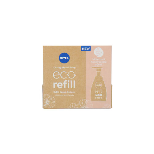 Nivea Caring Hand Soap Eco Refill 3 x 14 g - Hibiscus & Honeysuckle Scent