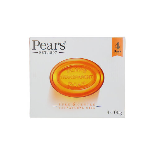 Pears Transparent Soap - 4 x 100 g