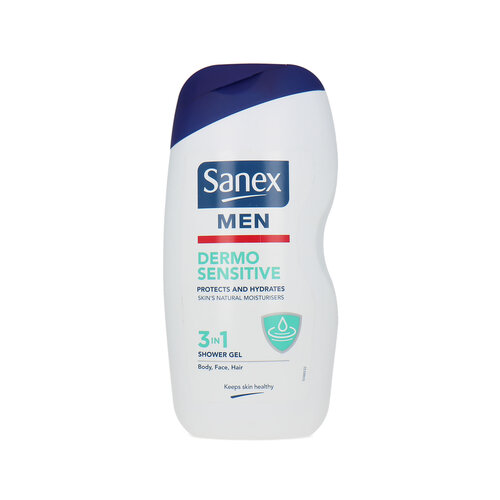 Sanex Men Dermo Sensitive 3in1 Shower Gel - 500 ml