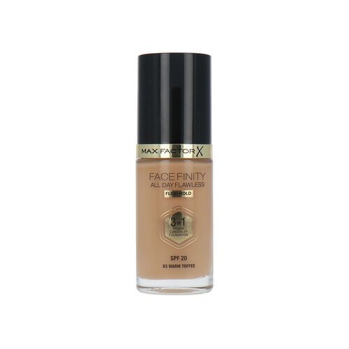 Max Factor Facefinity All Day Flawless 3 in 1 Flexi Hold Foundation - 83 Warm Toffee