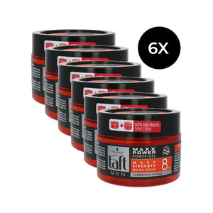 Taft Men Maxx Power Gel 8/15 - 6 x 250 ml