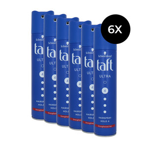 Taft Ultra Hairspray Hold 4 - 6 x 250 ml
