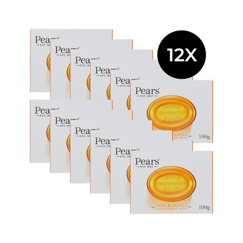 Pears Transparent Soap - 12 x 100 g