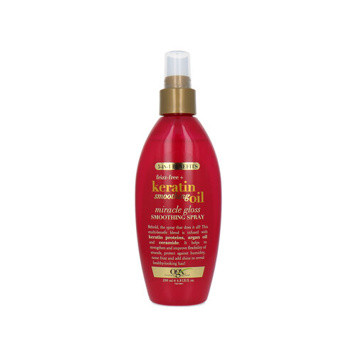 OGX Frizz-Free + Keratin Smoothing Oil - 200 ml