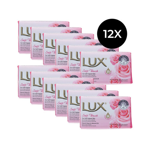 LUX Soft Touch Bar Soap - 12 x 80 g