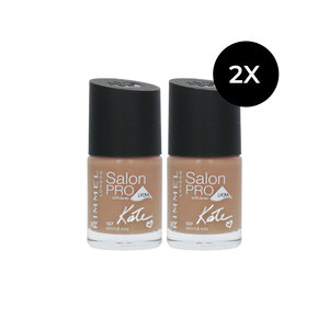 Rimmel Salon Pro Nagellack - 127 Gentle Kiss (Satz von 2 Stück) Salon Pro Nagellack - 127 Gentle Kiss (Satz von 2 Stück)