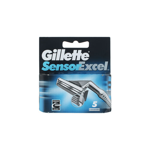 Gillette Sensor Excel Razor Blades - 5 pieces