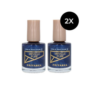 Max Factor Miracle Pure Priyanka Nagellack - 830 Starry Night (Satz von 2 Stück) Miracle Pure Priyanka Nagellack - 830 Starry Night (Satz von 2 Stück)