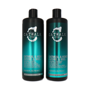 Catwalk Oatmeal & Honey Nourishing Conditioner + Shampoo - 2 x 750 ml