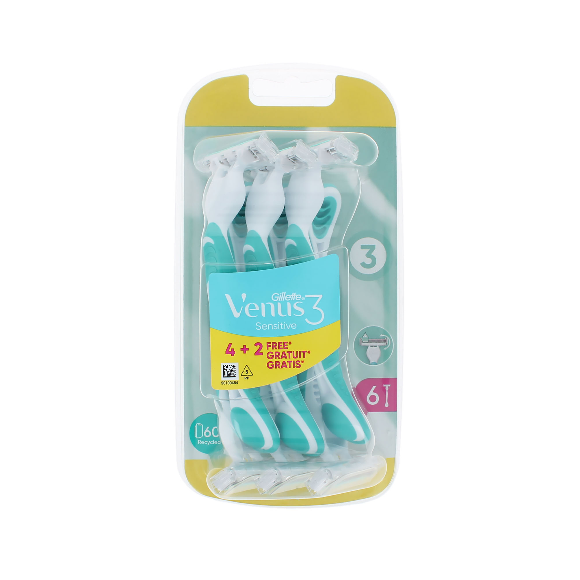 Gillette Venus 3 Sensitive Razors (6er Set) online Kaufen bei Blisso ...