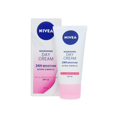 Nivea Nourishing Tagescreme - SPF 15 - 50 ml (Für trockene und empfindliche Haut)