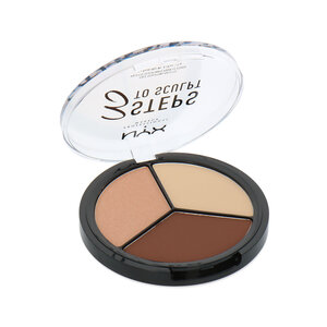 NYX 3 StepsTo Sculpt Contour Palette - Light 3 StepsTo Sculpt Contour Palette - Light